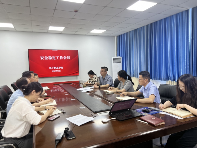电子信息学院召开安全稳定工作会...