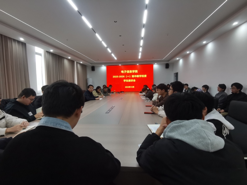 电子信息学院召开期中教学检查学...